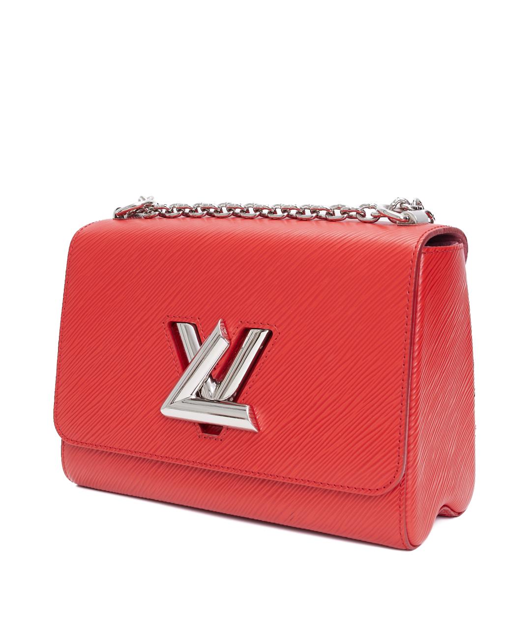 LOUIS VUITTON Красная кожаная сумка через плечо, фото 2