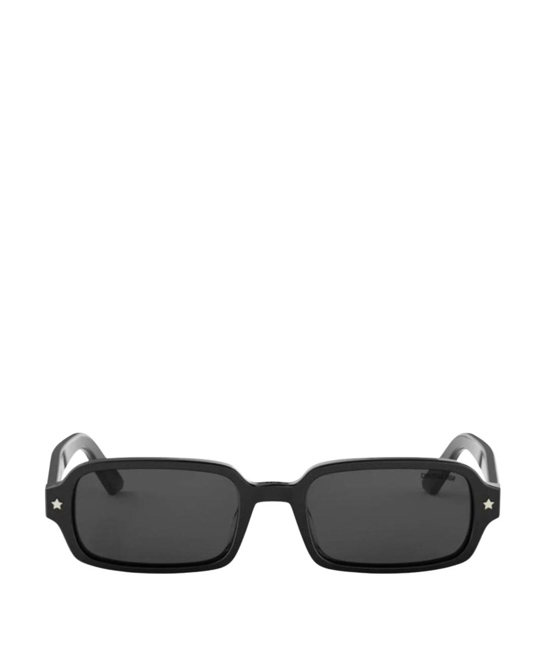 CHRISTIAN DIOR Черные пластиковые солнцезащитные очки, фото 1