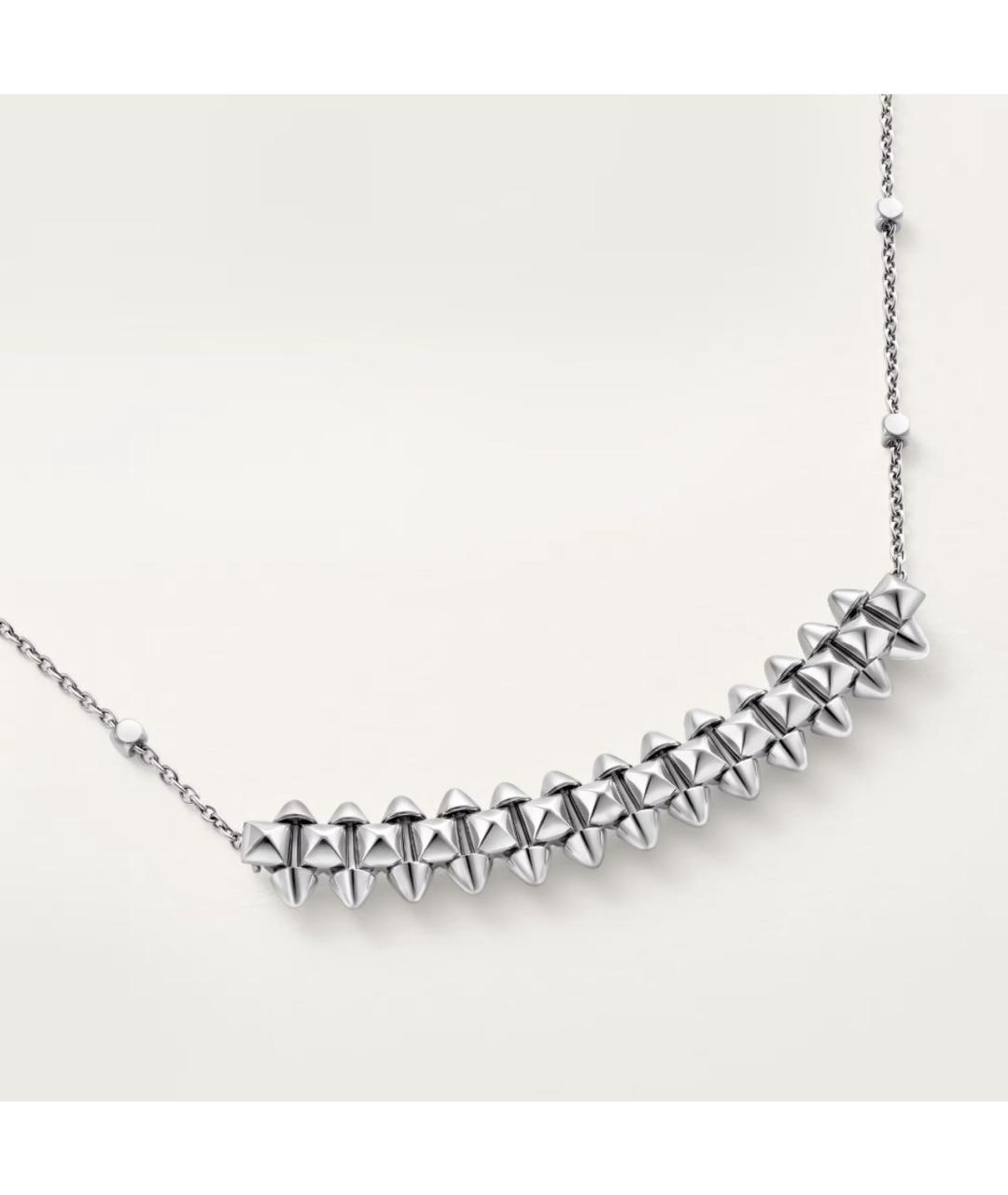 CARTIER Серебряное колье из белого золота, фото 4