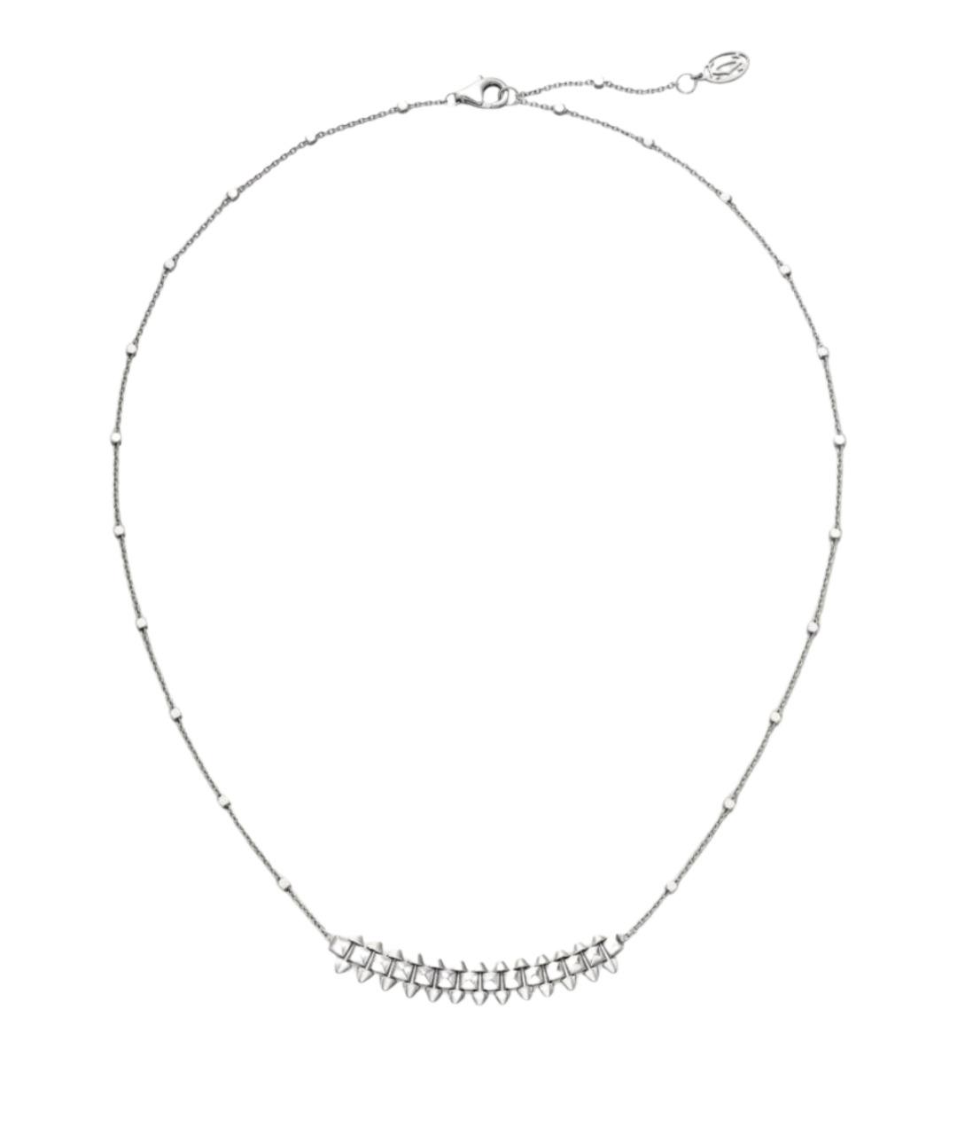 CARTIER Серебряное колье из белого золота, фото 1