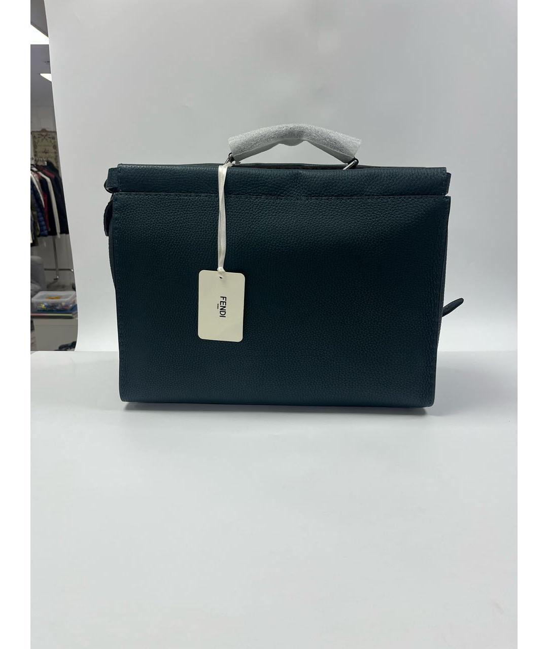 FENDI Кожаная сумка на плечо, фото 8