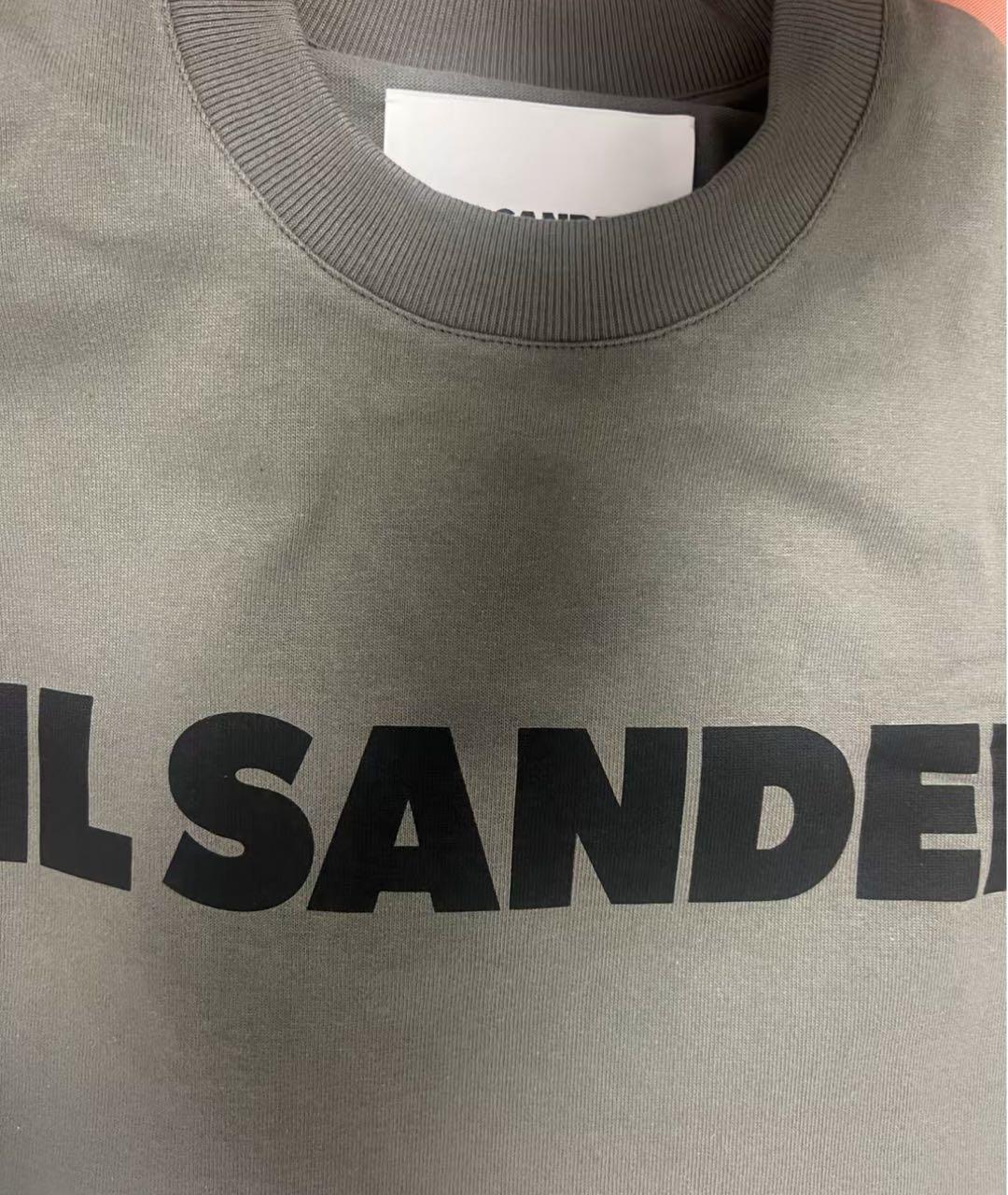 JIL SANDER Хаки футболка, фото 5