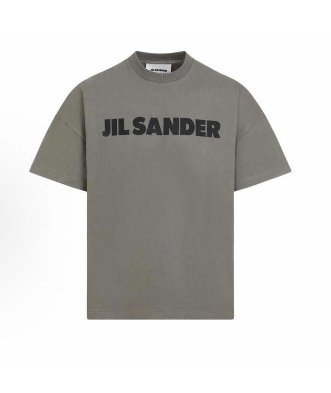 JIL SANDER Хаки футболка, фото 8