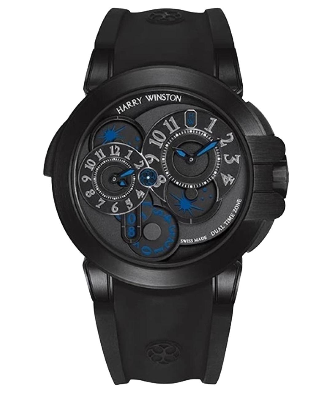 Harry Winston Черные часы, фото 1