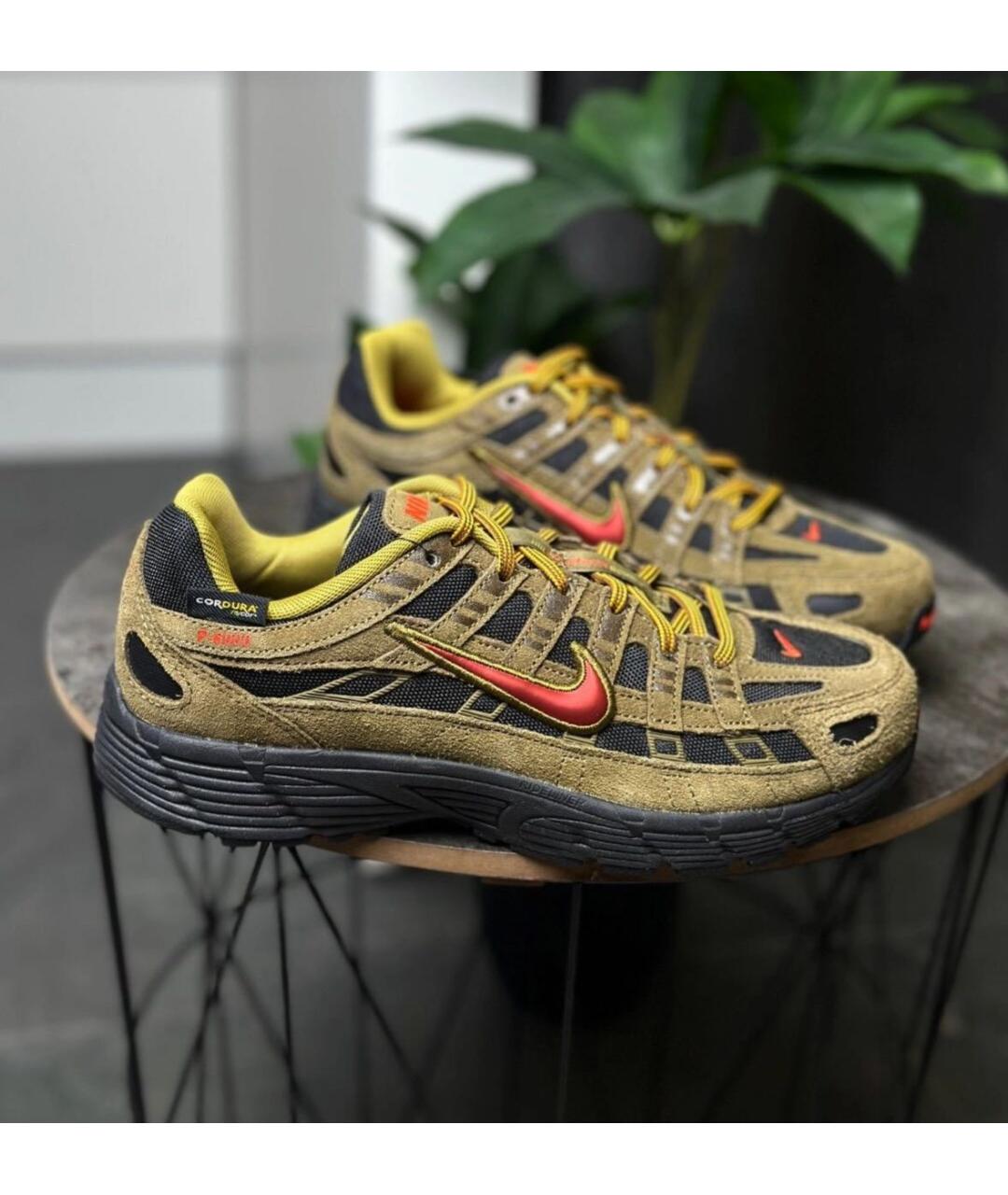 NIKE Хаки замшевые низкие кроссовки / кеды, фото 5
