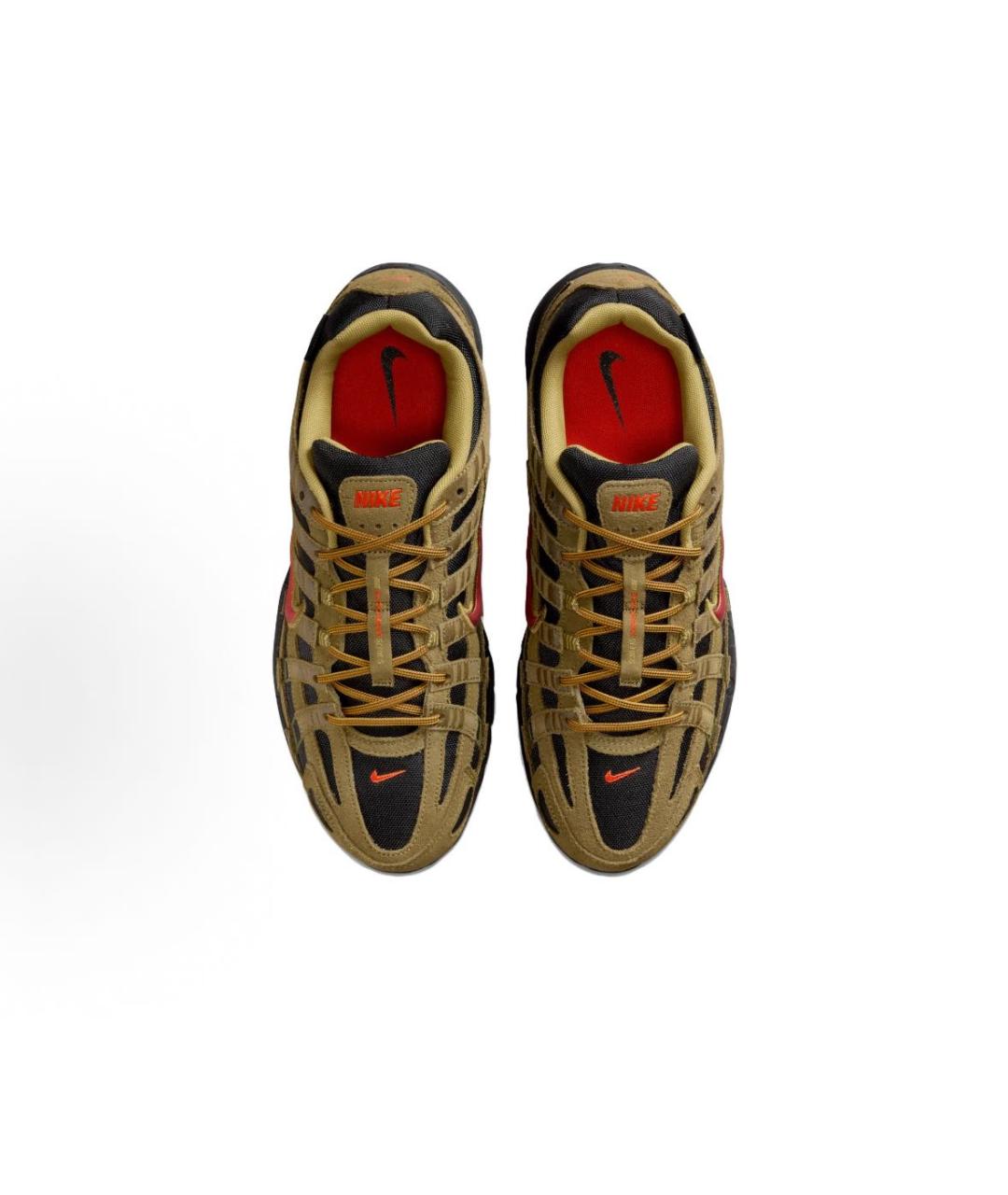 NIKE Хаки замшевые низкие кроссовки / кеды, фото 3