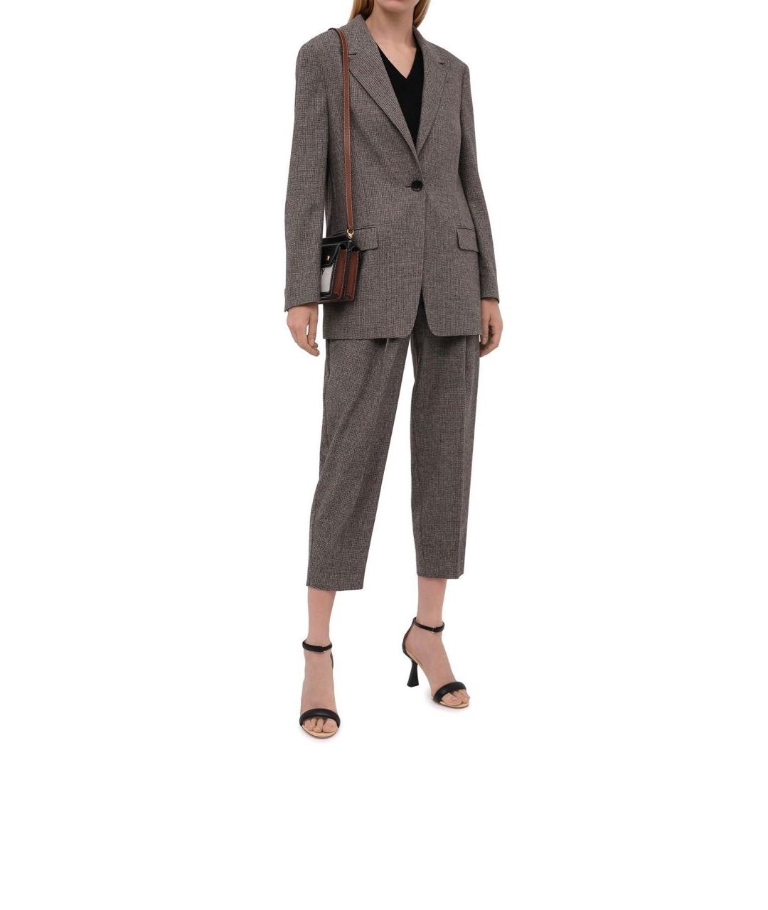 HUGO BOSS Коричневый шерстяной костюм с брюками, фото 4
