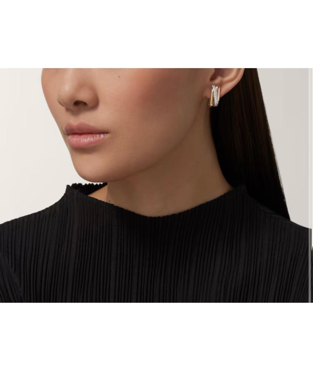 CARTIER Золотые серьги из желтого золота, фото 2