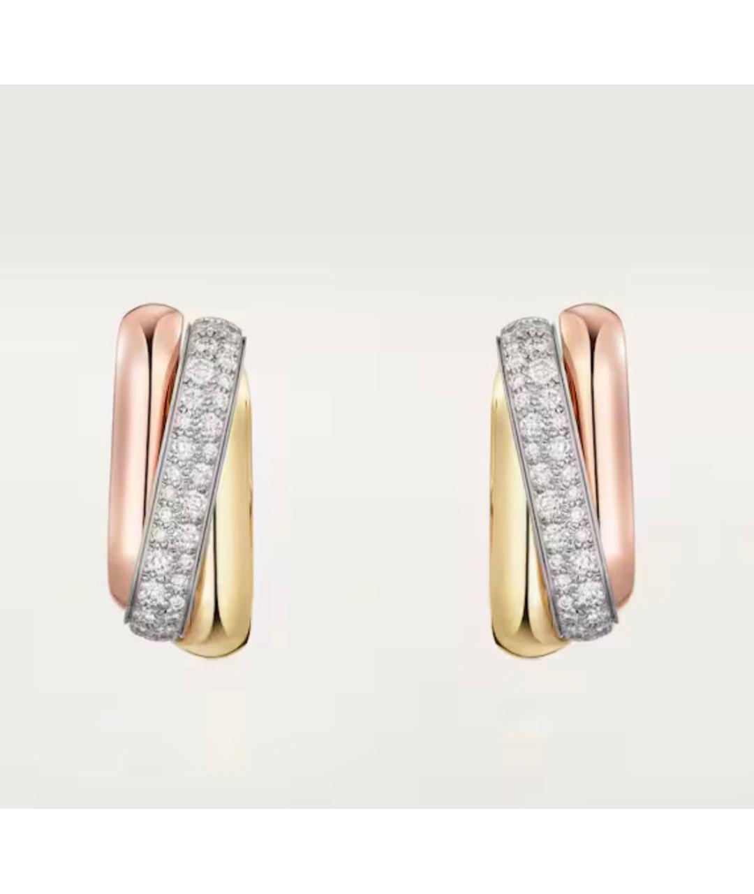 CARTIER Золотые серьги из желтого золота, фото 5