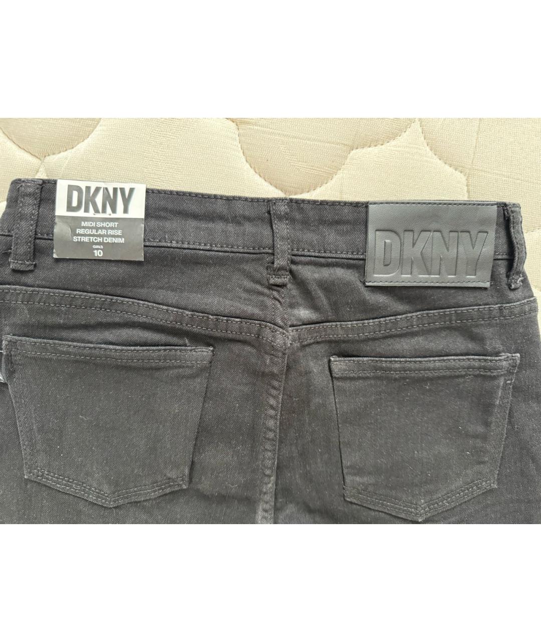 DKNY Черные хлопковые брюки и шорты, фото 5