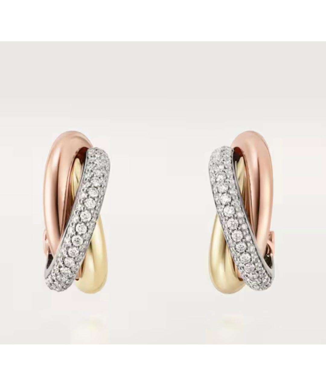 CARTIER Золотые серьги из желтого золота, фото 5