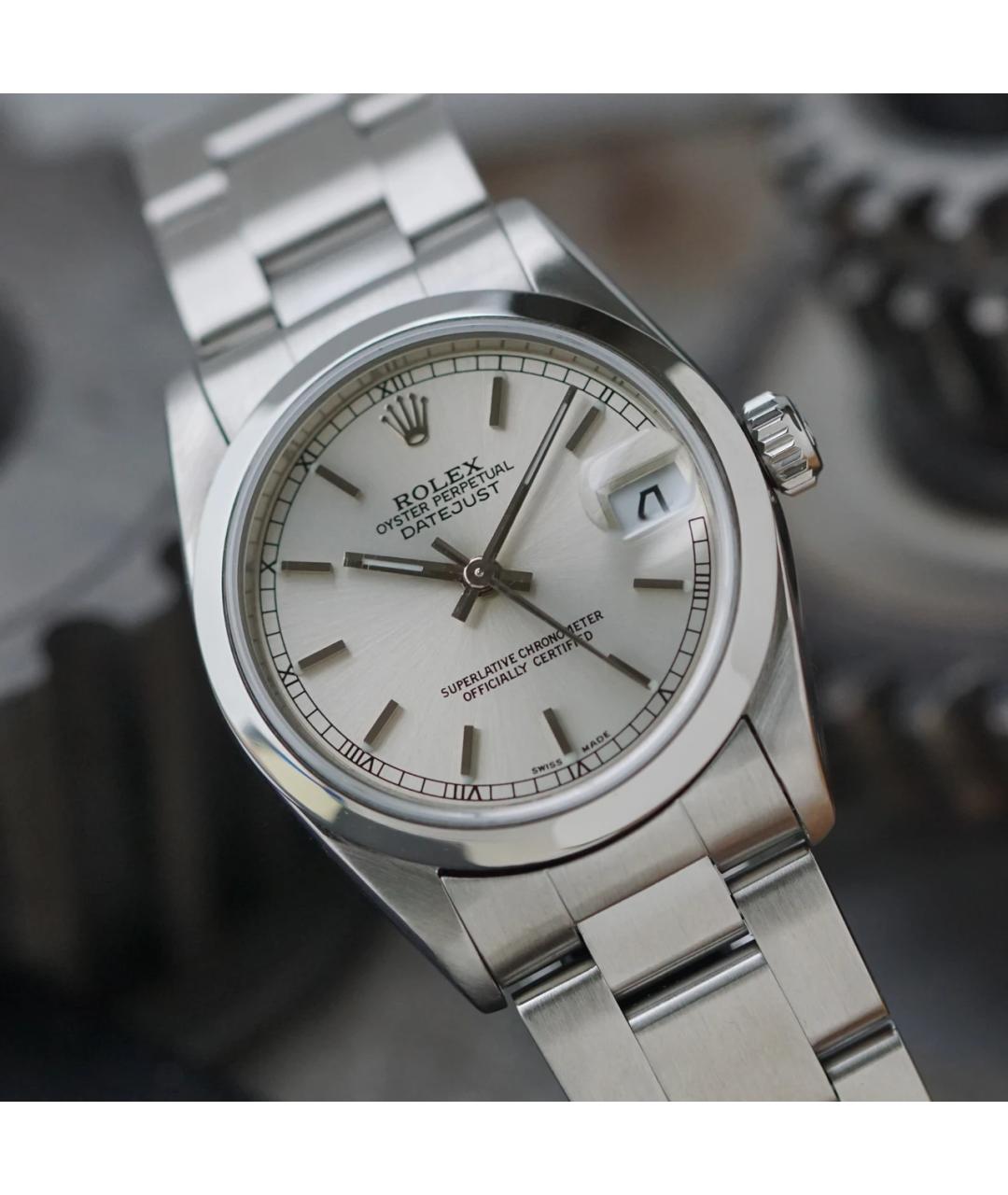 ROLEX Серебряные часы, фото 3