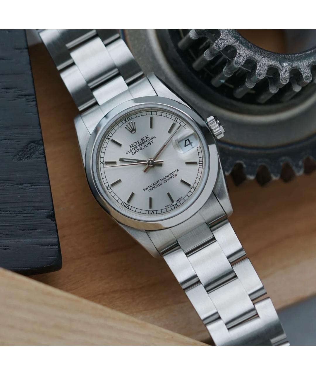 ROLEX Серебряные часы, фото 2