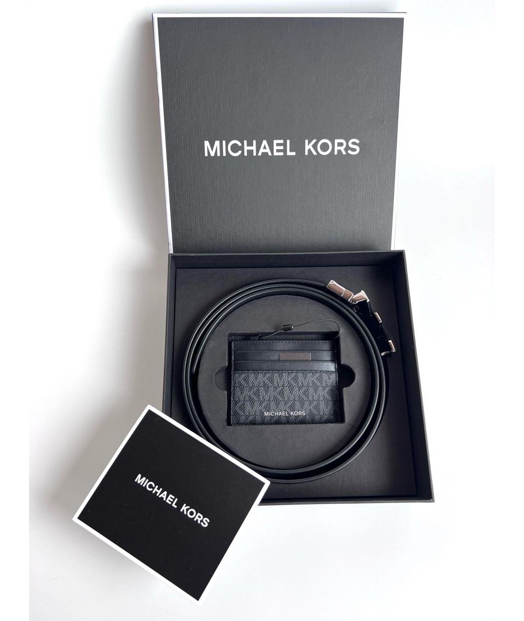 MICHAEL KORS Черный ремень, фото 8