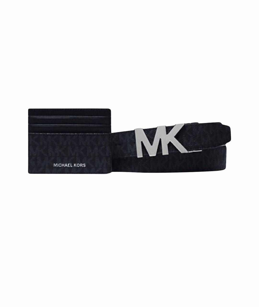 MICHAEL KORS Черный ремень, фото 1