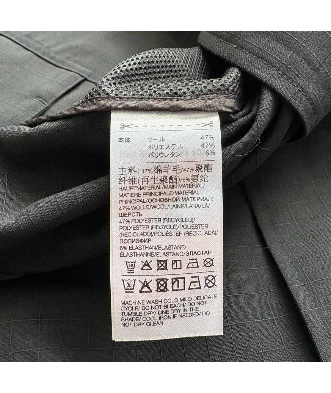 YOHJI YAMAMOTO Черная шерстяная куртка, фото 4