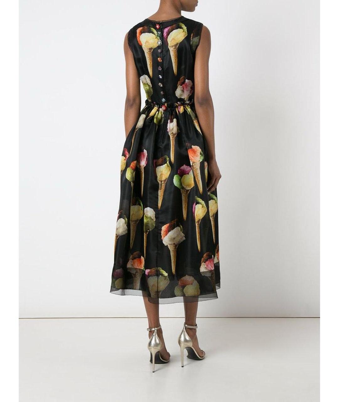 DOLCE&GABBANA Черное вечернее платье, фото 6