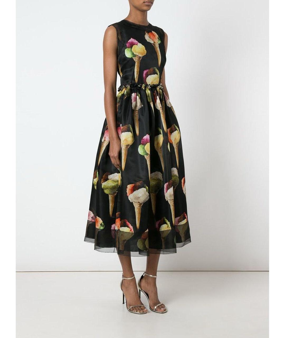 DOLCE&GABBANA Черное вечернее платье, фото 5