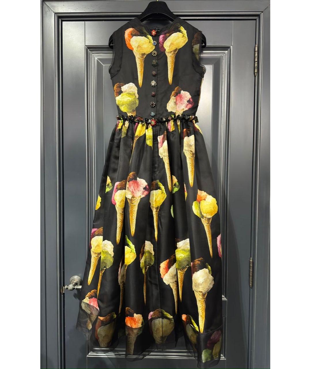 DOLCE&GABBANA Черное вечернее платье, фото 2