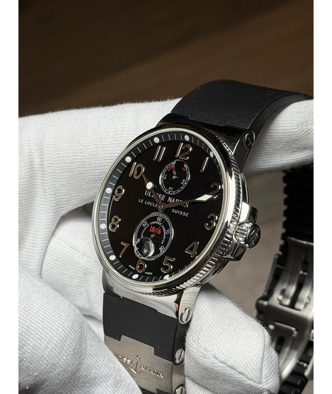 Ulysse Nardin Черные часы, фото 3