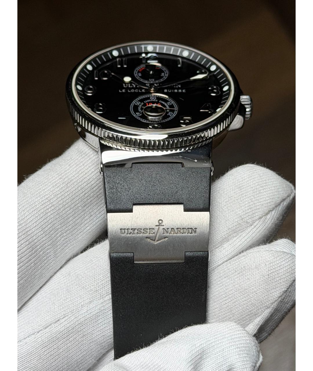 Ulysse Nardin Черные часы, фото 5