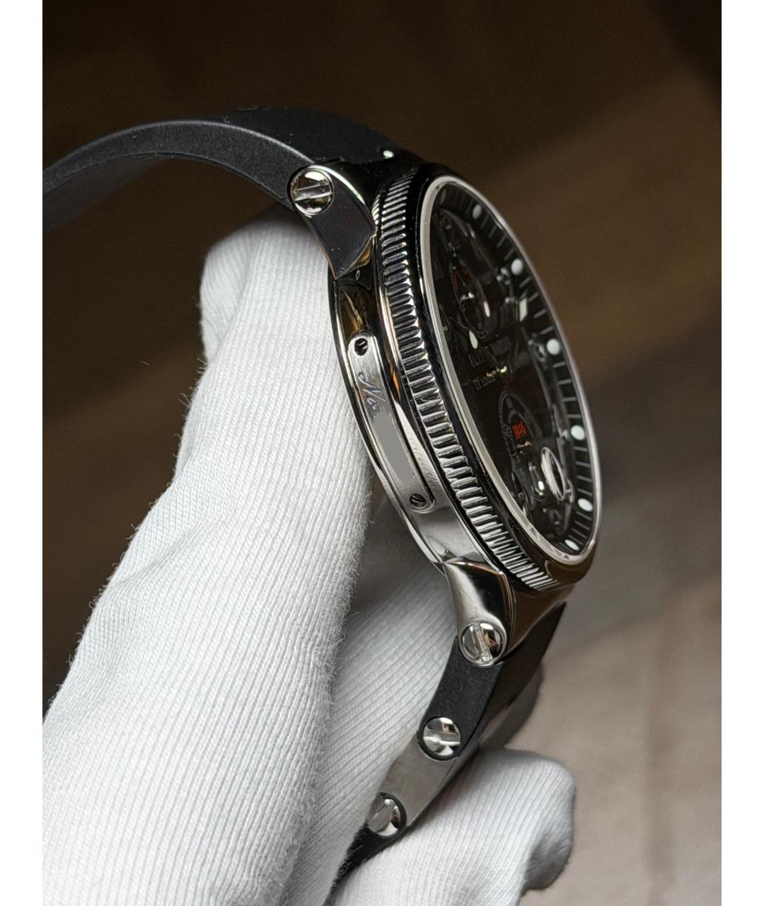 Ulysse Nardin Черные часы, фото 4