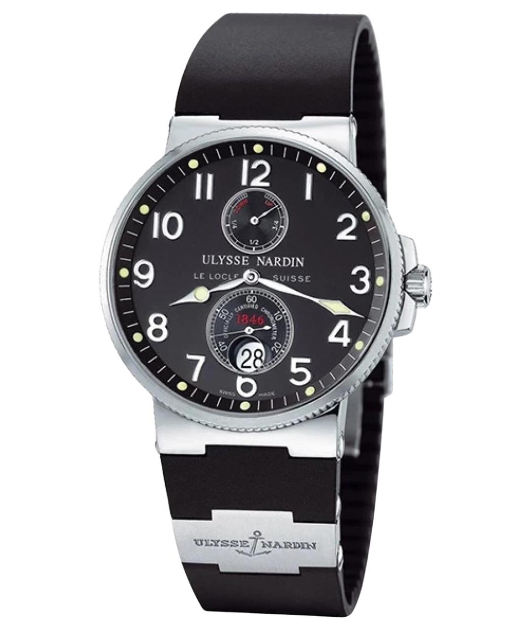 Ulysse Nardin Черные часы, фото 1