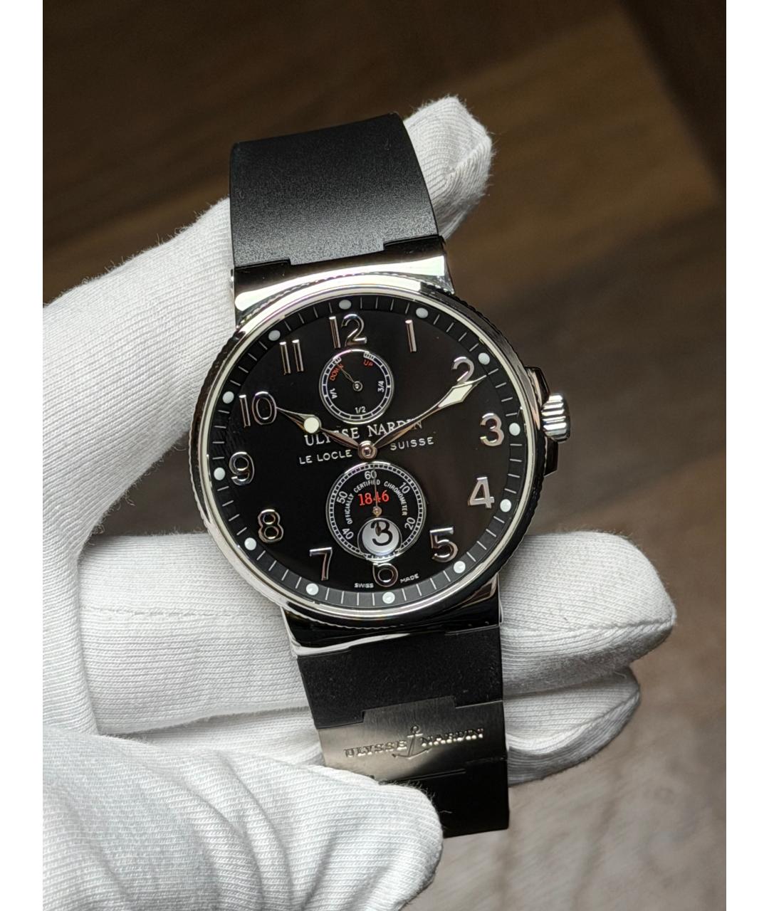 Ulysse Nardin Черные часы, фото 2