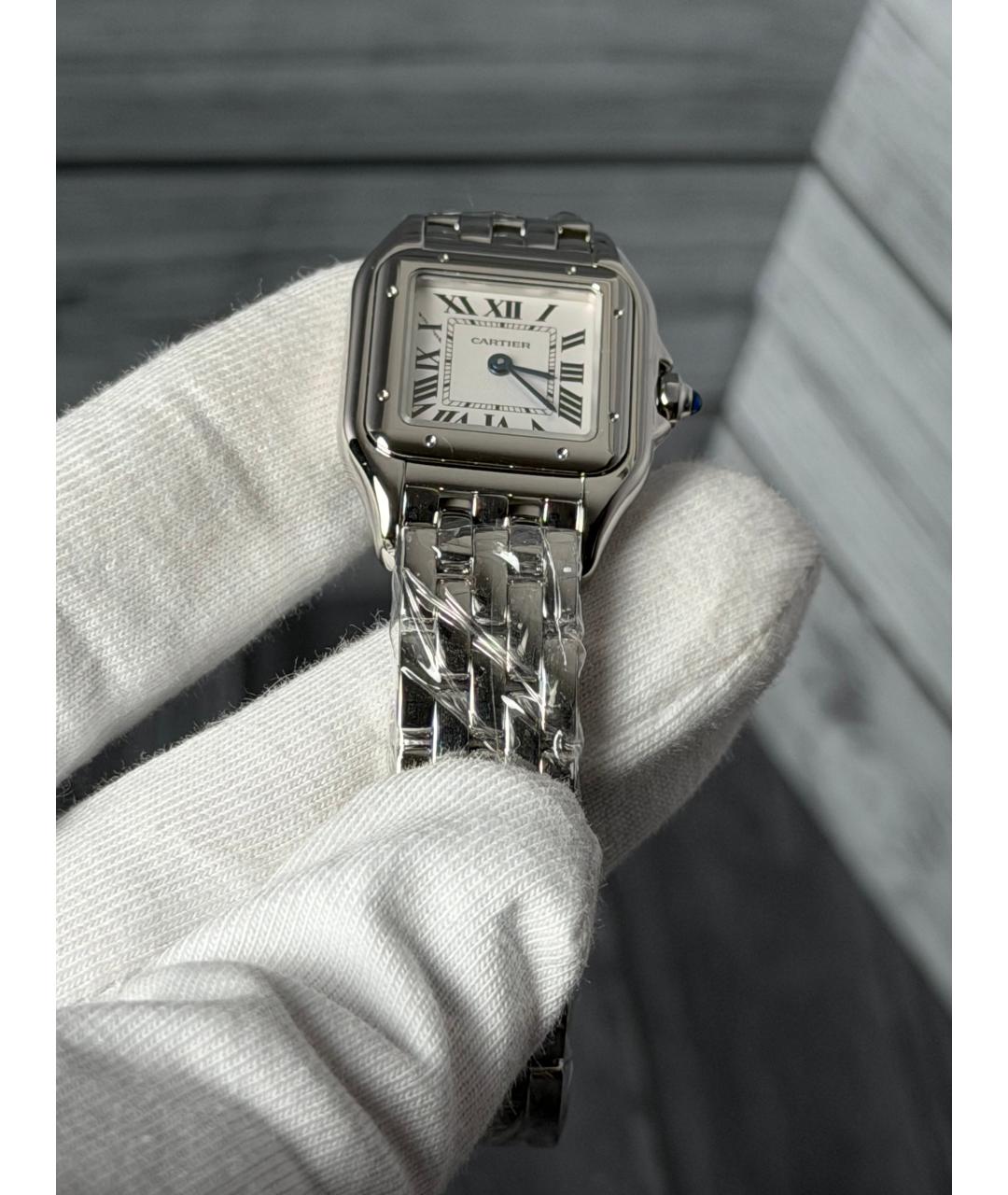 CARTIER Белые часы, фото 7