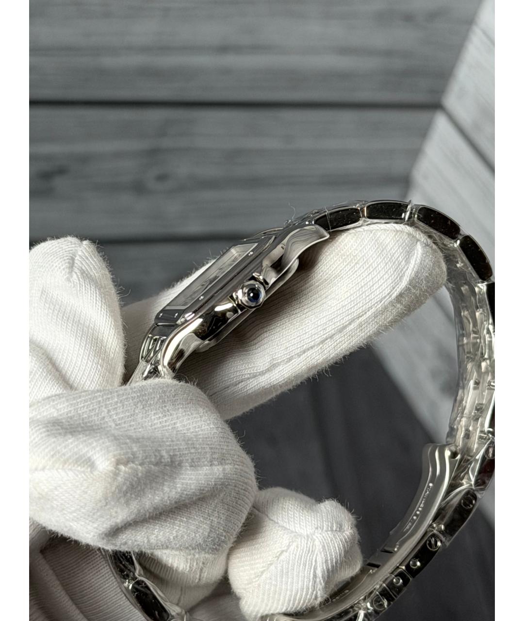 CARTIER Белые часы, фото 5