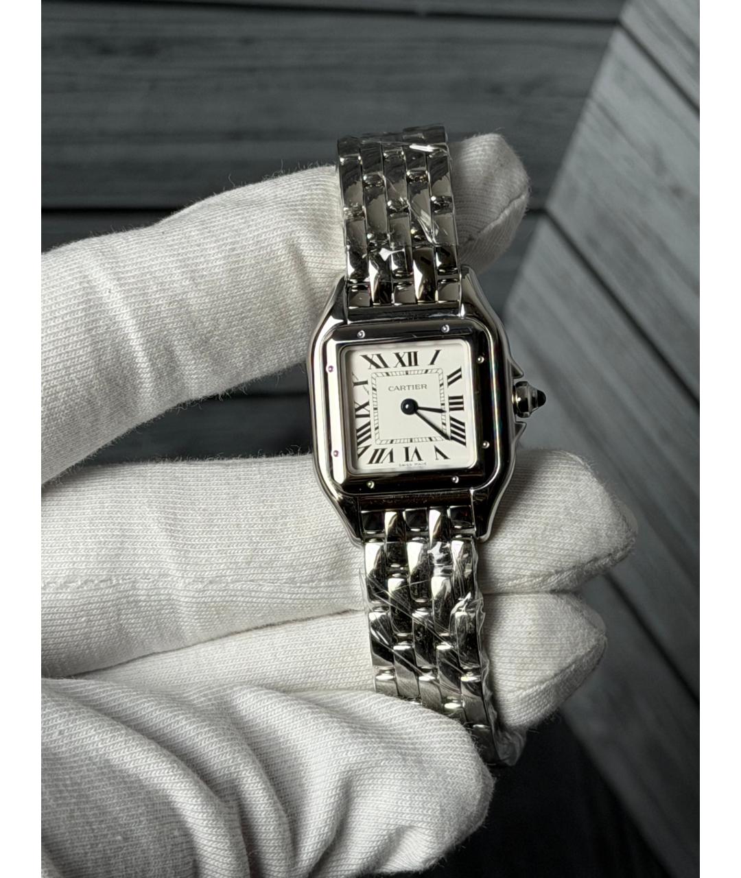 CARTIER Белые часы, фото 3