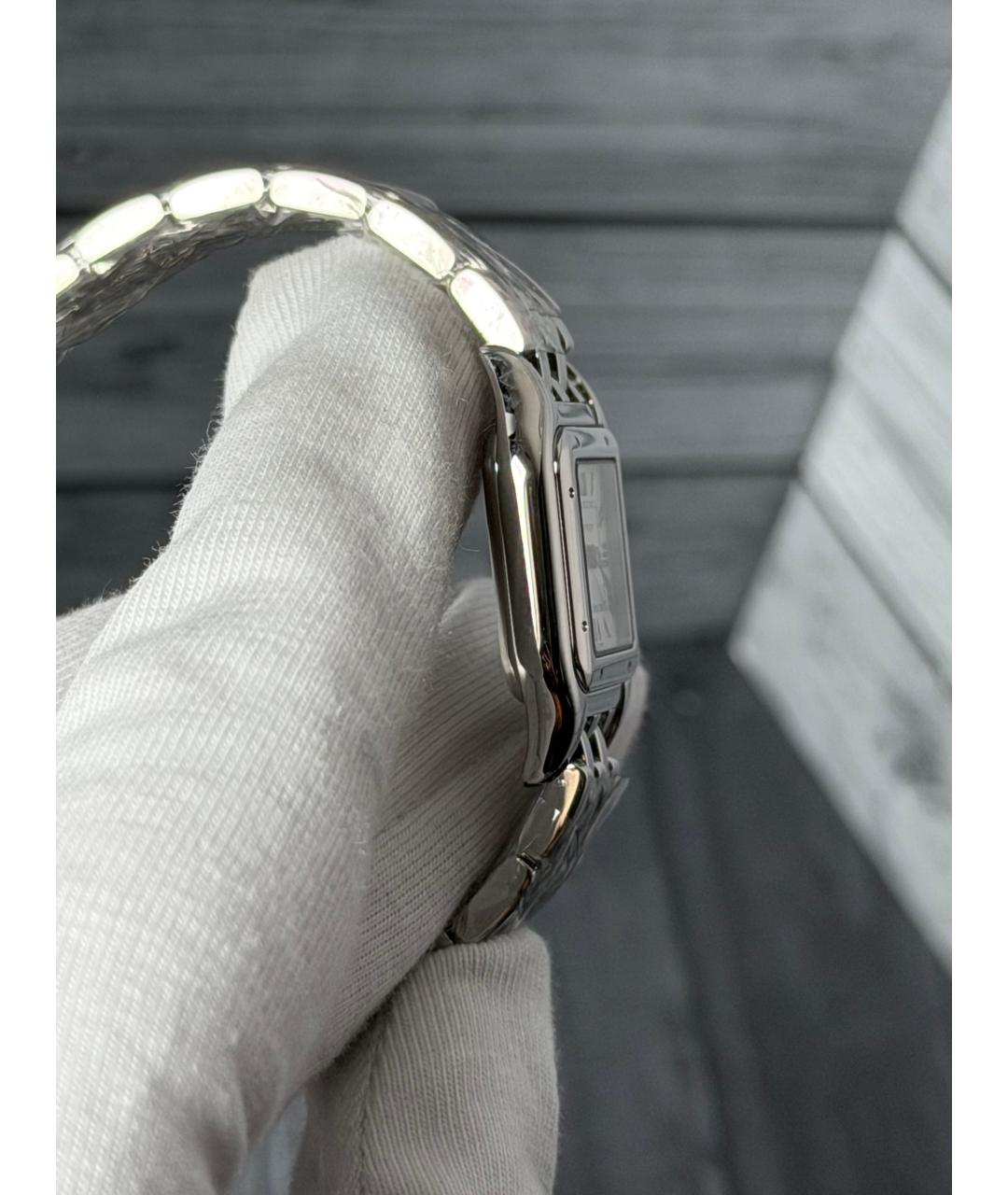 CARTIER Белые часы, фото 6