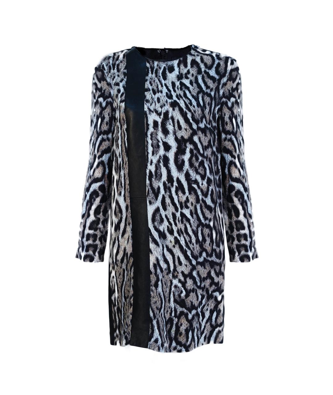 JUST CAVALLI Черное вискозное повседневное платье, фото 6