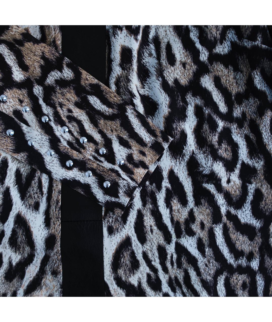 JUST CAVALLI Черное вискозное повседневное платье, фото 5