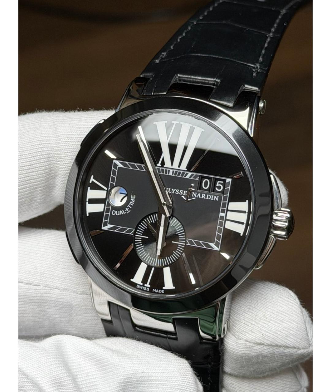 Ulysse Nardin Черные часы, фото 4