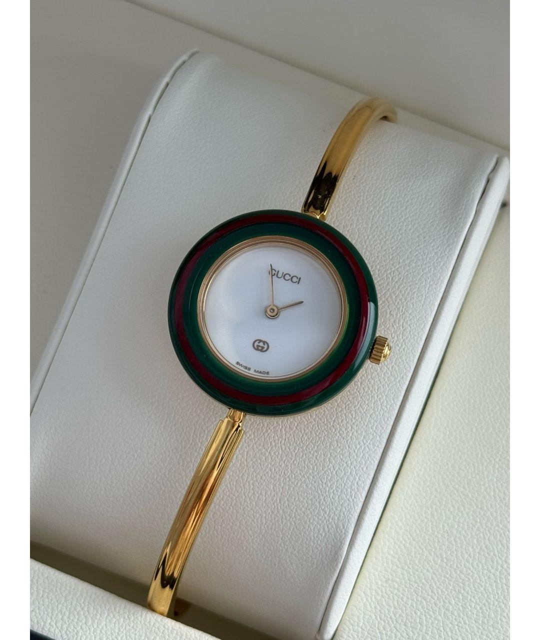 GUCCI Золотые позолоченные часы, фото 8