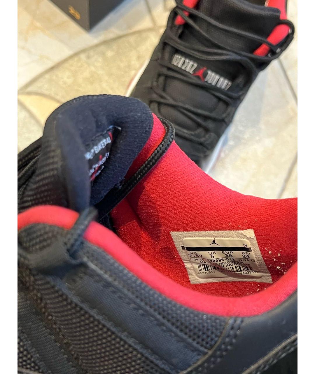 NIKE Черные кроссовки из лакированной кожи, фото 5