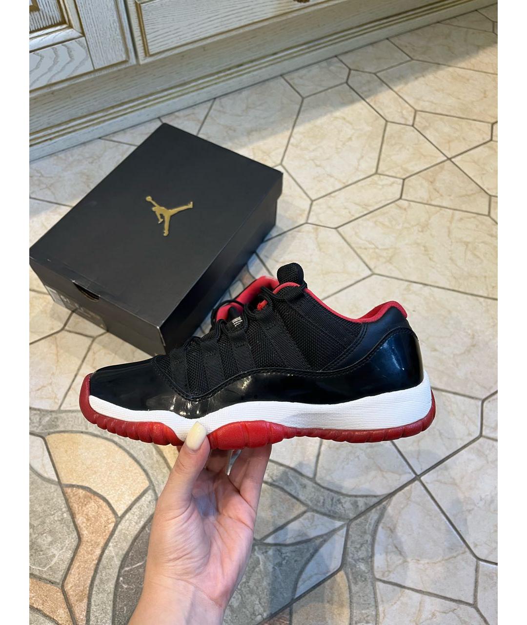 NIKE Черные кроссовки из лакированной кожи, фото 9