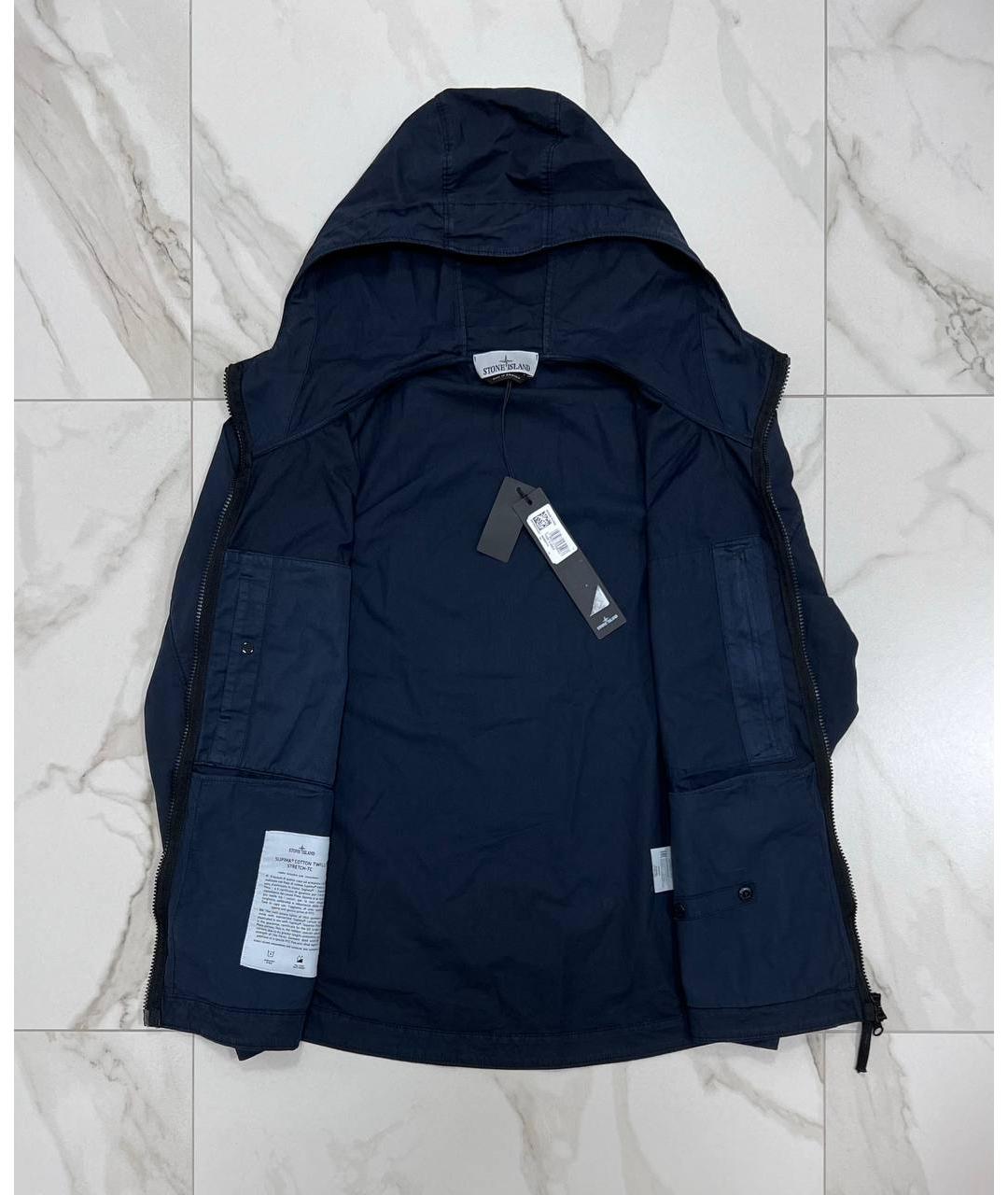 STONE ISLAND Темно-синяя куртка, фото 5