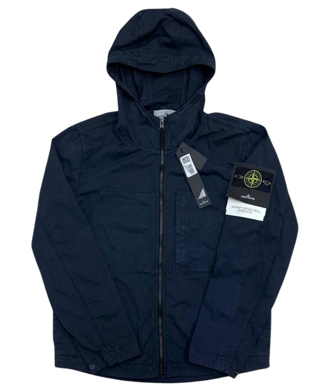 STONE ISLAND Темно-синяя куртка, фото 1