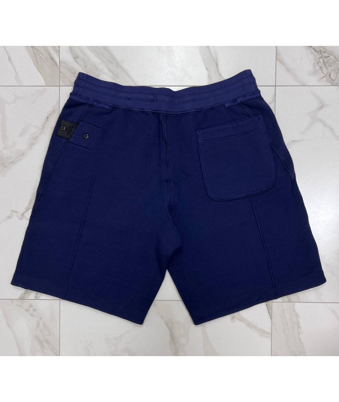 STONE ISLAND SHADOW PROJECT Темно-синие шорты, фото 3