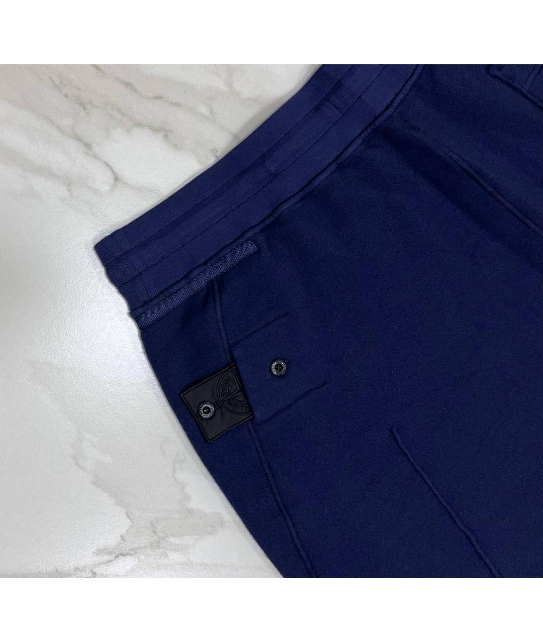 STONE ISLAND SHADOW PROJECT Темно-синие шорты, фото 4