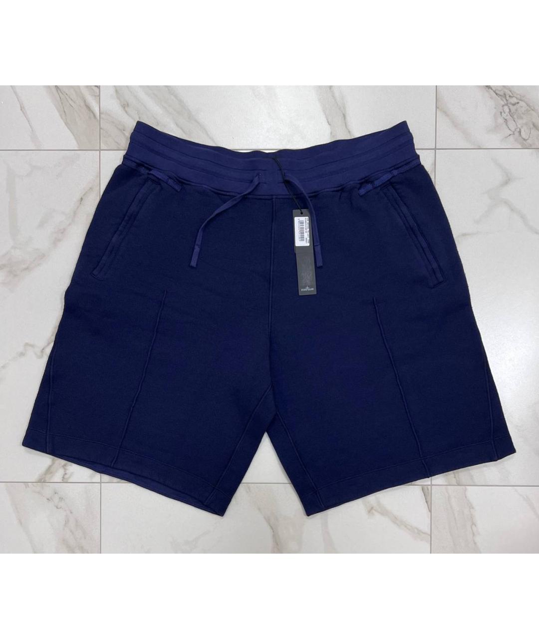 STONE ISLAND SHADOW PROJECT Темно-синие шорты, фото 8