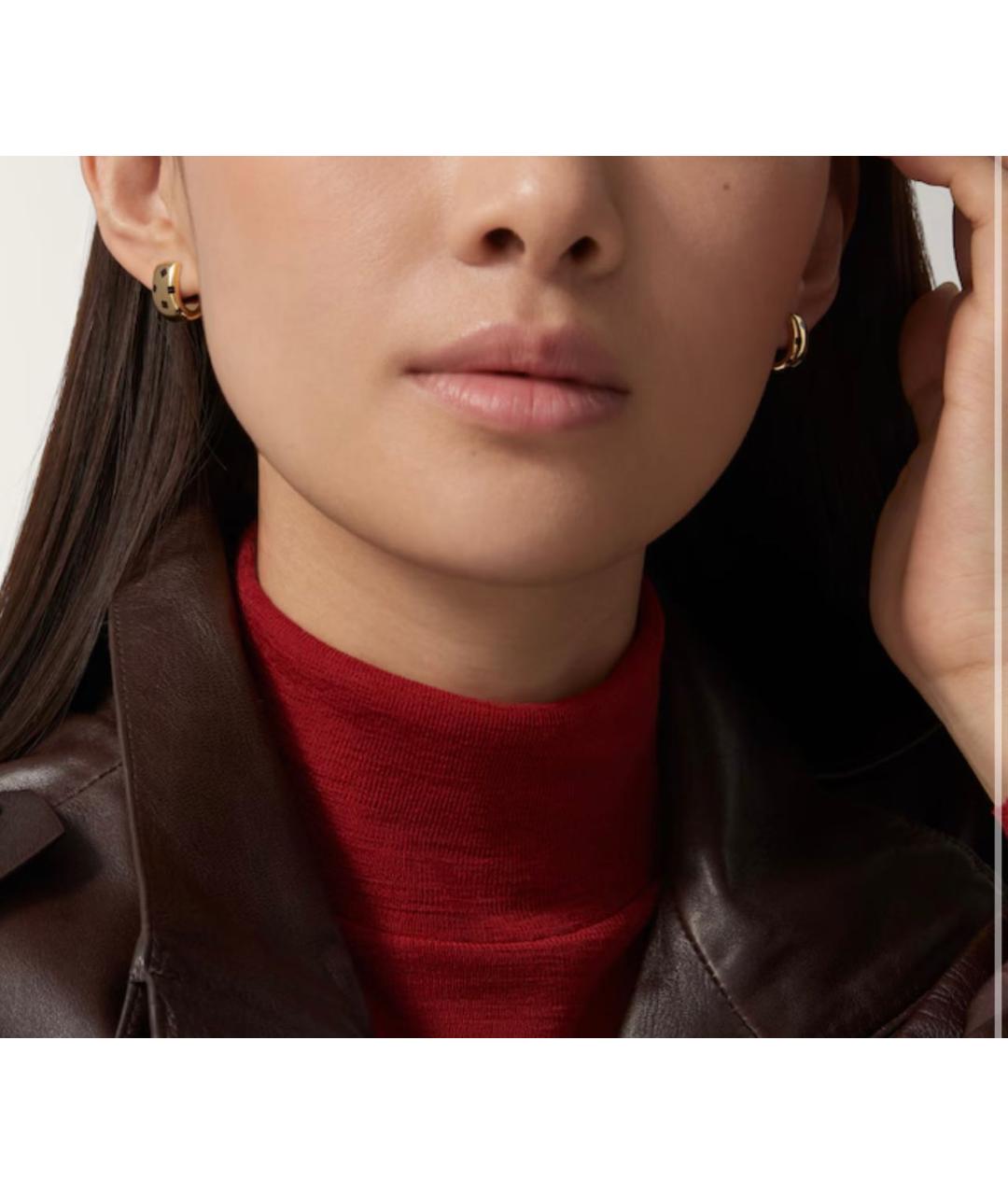 CARTIER Золотые серьги из желтого золота, фото 2