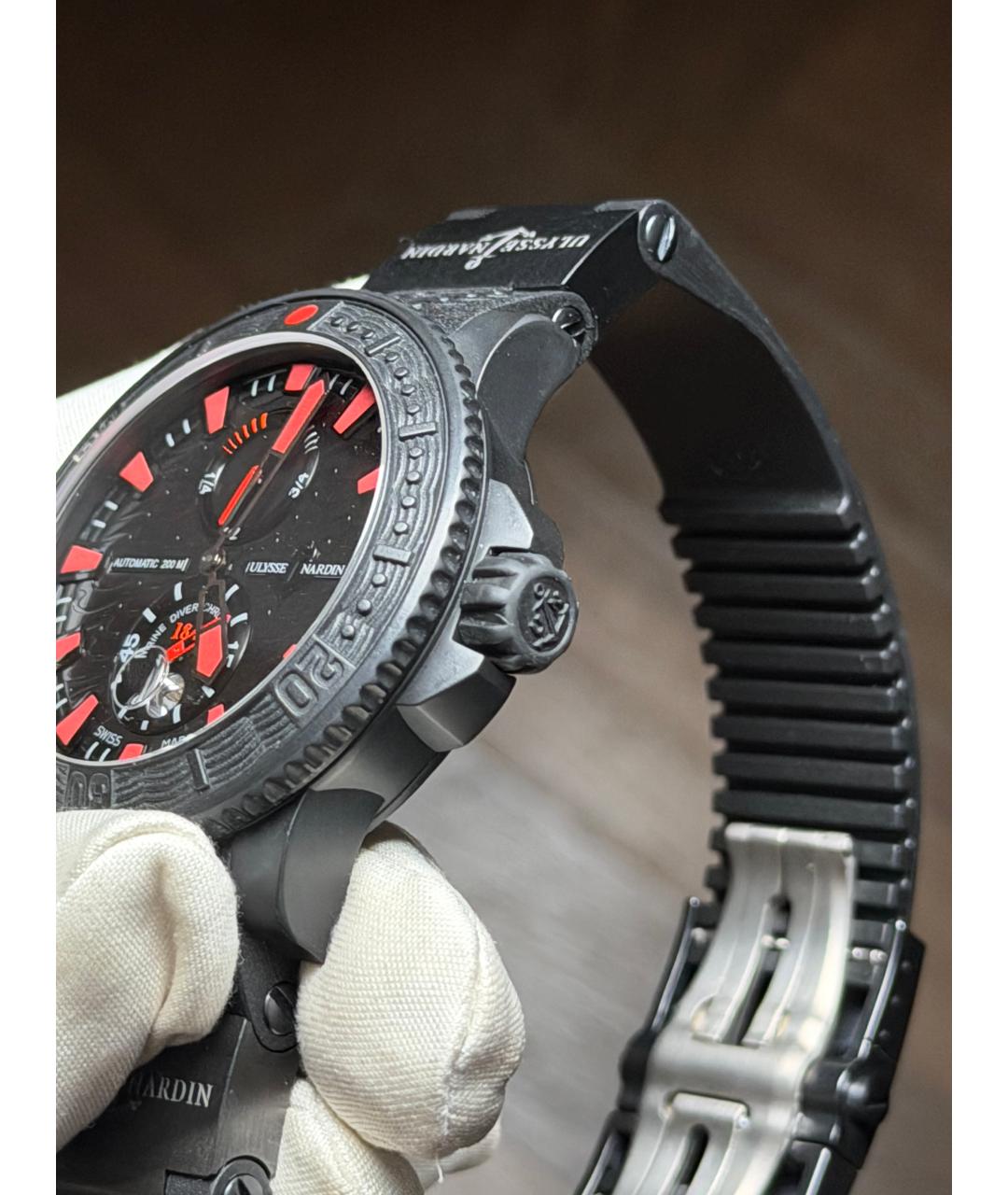 Ulysse Nardin Красные часы, фото 6