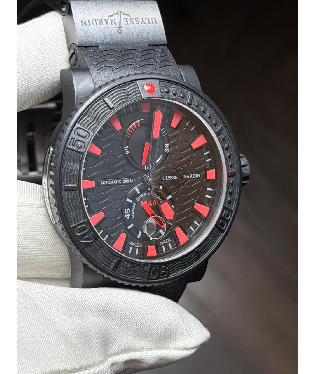 Ulysse Nardin Красные часы, фото 4