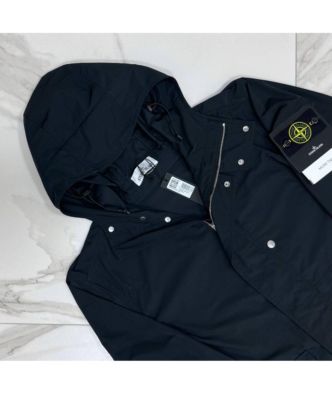 STONE ISLAND Черная куртка, фото 2