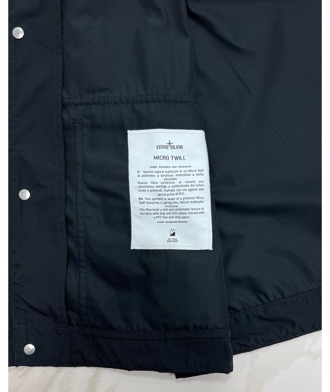 STONE ISLAND Черная куртка, фото 6