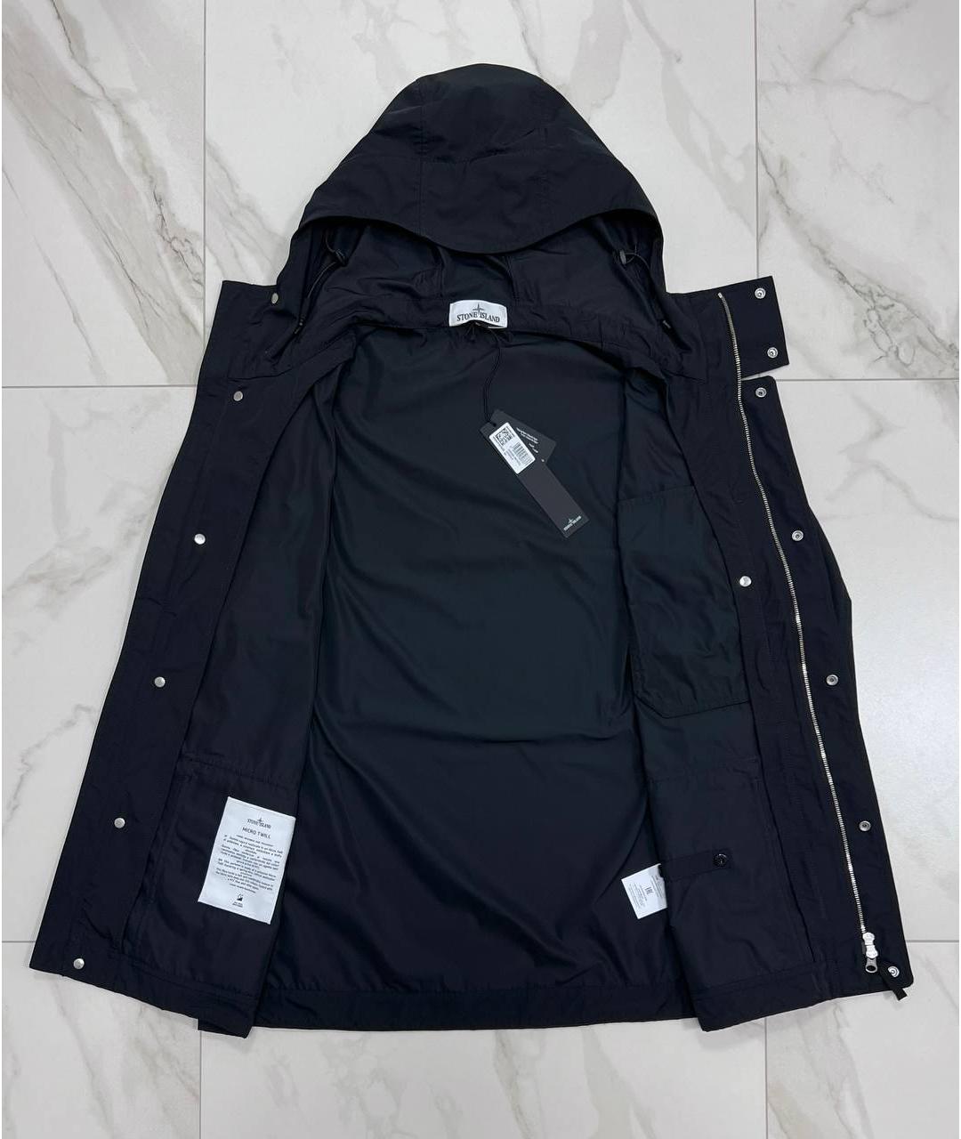 STONE ISLAND Черная куртка, фото 5