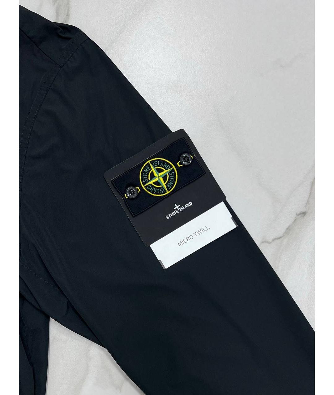 STONE ISLAND Черная куртка, фото 3